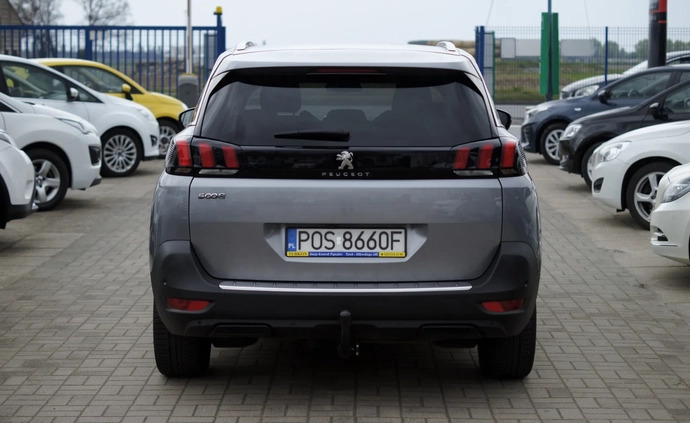 Peugeot 5008 cena 94900 przebieg: 121959, rok produkcji 2019 z Biała Piska małe 704